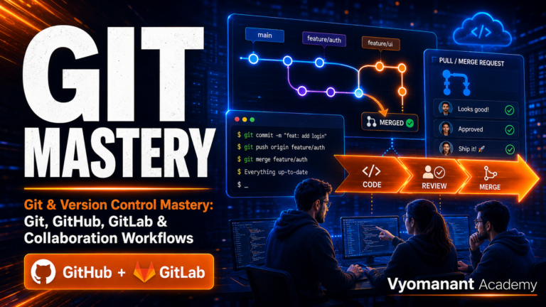Git & Version Control Mastery: Git, GitHub, GitLab & Collaboration Workflows